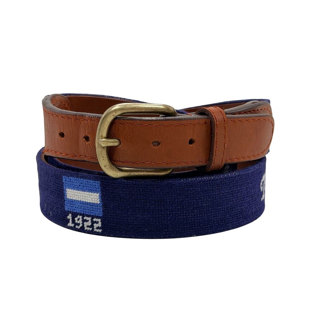 Smathers & Branson Belt 44" Biltmore Forest CC Classic Navy Fits 42.5"-45.5" EUC